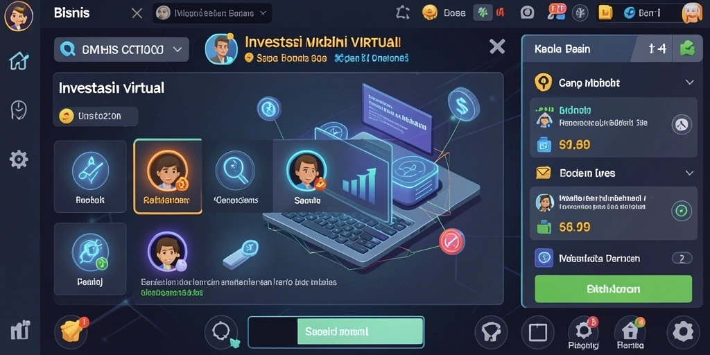 Fitur chat untuk berinteraksi dengan pemain lain.